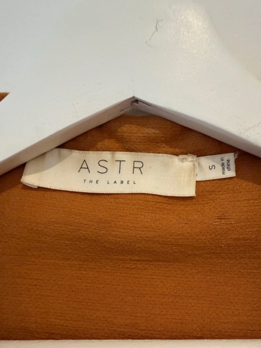 Astr Cropped Rust Button-Front Moto Jacket - Picture 2 of 4